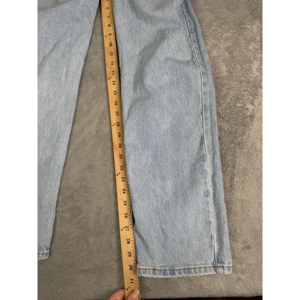 Levi's 505 Regular Fit Straight Jeans Men's Size 36X30 Blue Light Wash